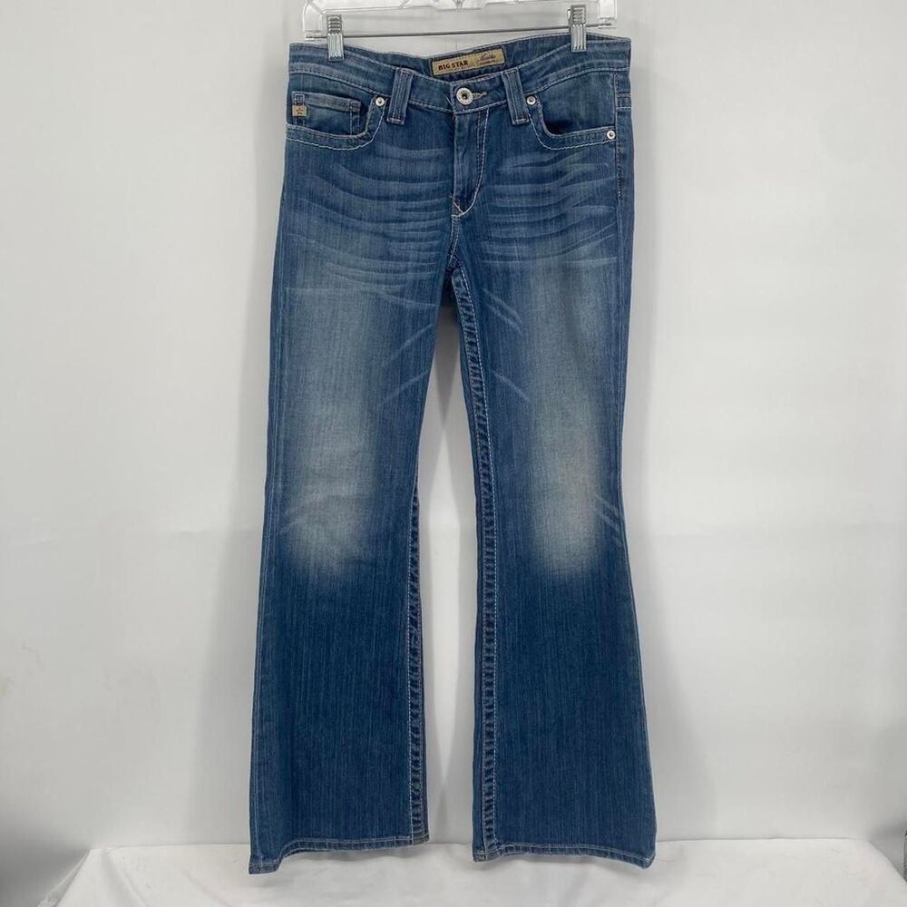 Big Star Maddie Mid-rise Blue Jeans 28S Short Petite